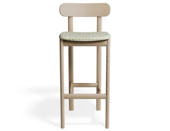 Zarav6 Barstool Ash Greenjacquard