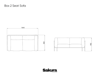 Box 2 Seat Sofa