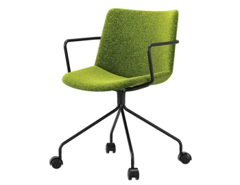 Flow Chair Arms Swivel Castors Main