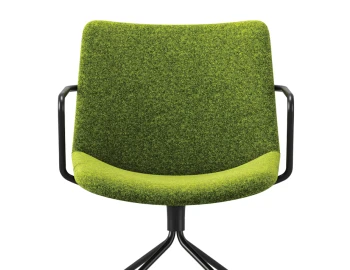 Flow Chair Arms Swivel Castors Zoom