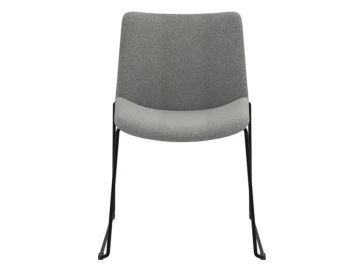 Flow Dining Chair Sled Base Front