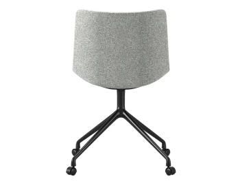 Grey Flow Chair Star Castors Side