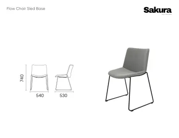 Sakura Collection Flow Chair Sled Base Website
