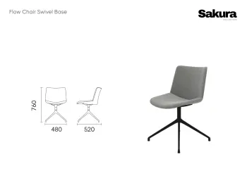 Sakura Collection Flow Chair Swivel Base Website