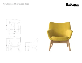 Sakura Collection Flow Lounge Chair Wood Base Website