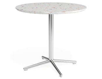 Place Cafetable 800dia Terrazzo Chrome