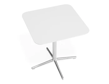 Place Cafetable 700x700 White Chrome