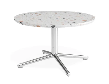Place Coffeetable 700dia Terrazzo Chrome