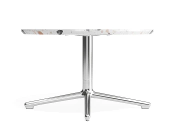 Place Coffeetable 700dia Terrazzo Chrome