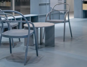 002 Bentwood Chair Pigment Finish Insitu