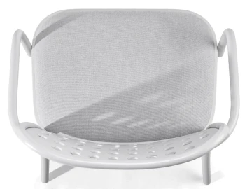 822 Lounge Armchair Pigment Padded Insitu