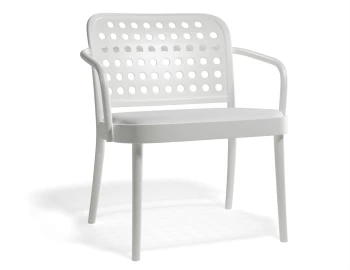 822 Lounge Armchair Whitepigment Prince