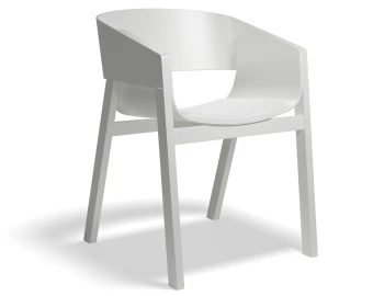 Merano Armchair Seatpad Whitepigment Prince