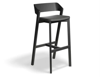 Merano Barstool Seatpad Blackgrain Mdr
