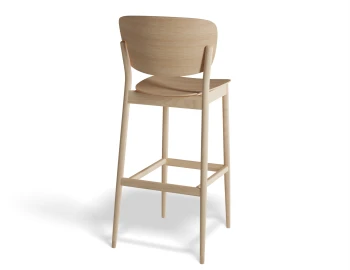 Valencia Barstool 75cm Oak Back