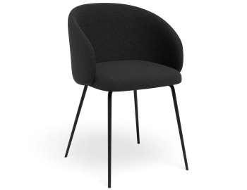 Henley Chair Metalleg Anthracite Black