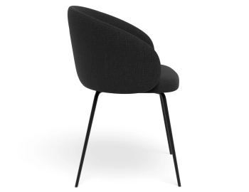 Henley Chair Metalleg Anthracite Black