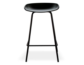 KobeStool MetalLegs Black Front