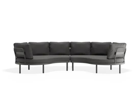 Aluna Outdoorsofa Configc Charcoal Darkgrey