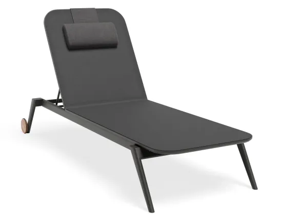 Amalfi Sunlounge Slingcushion Charcoal