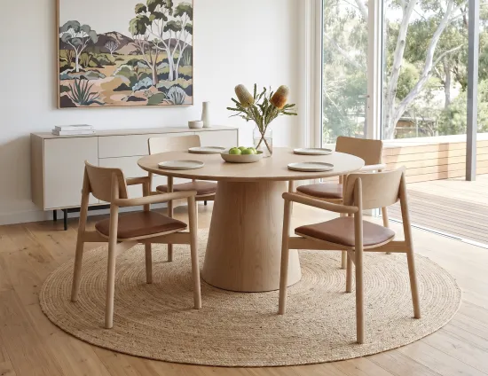 120cm Round Table With Andi Chairs