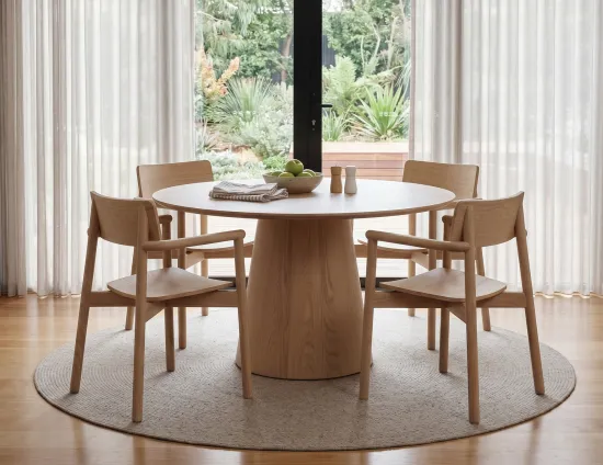 Round Table With Armchairs
