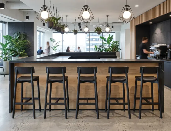 Black Bar Stool