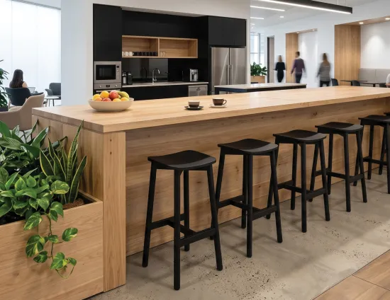 Andi Modern Black Bar Stool