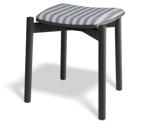 Andi Lowstool Pad Ashblack Bluestripe