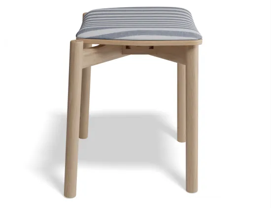 Andi Lowstool Pad Ashnatural Bluestripe