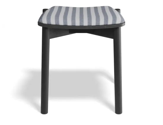 Andi Lowstool Pad Ashblack Bluestripe