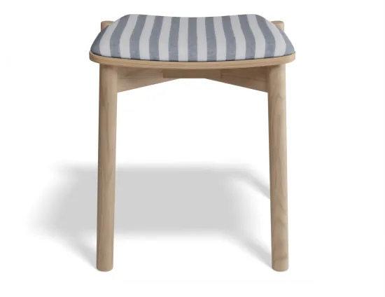Andi Lowstool Pad Ashnatural Bluestripe