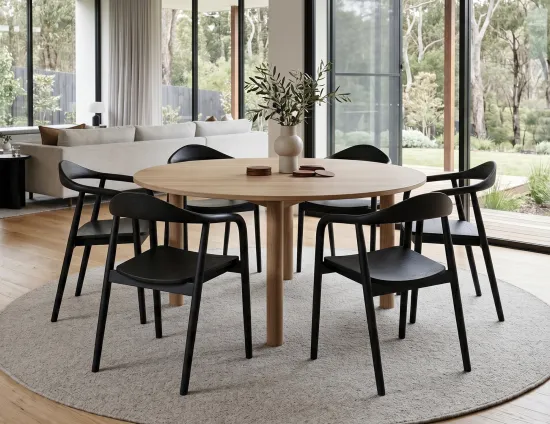 Arki Arm Chair Black