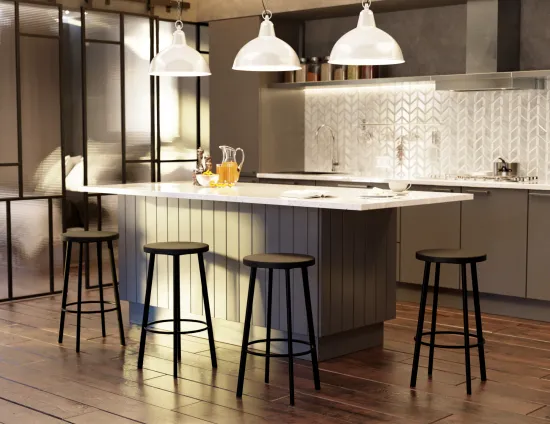 Atlas Barstool Ashblack Lifestyle
