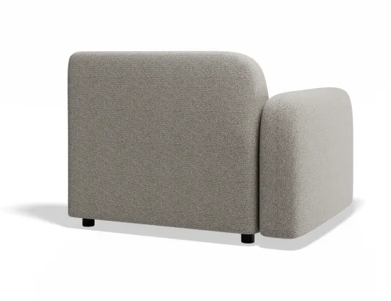 Atticus 1seaterleftarmrest Oystergrey
