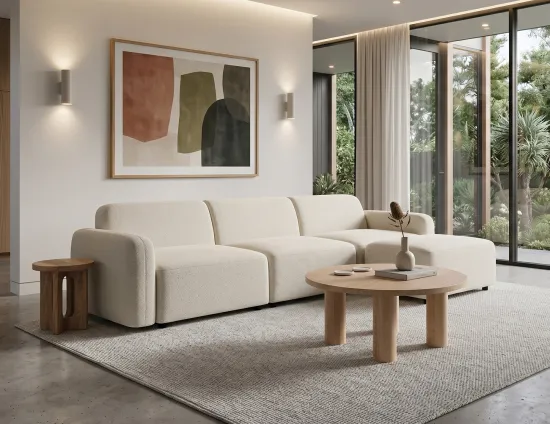 Modern Fabric Sofa