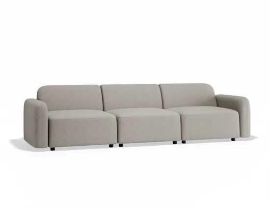 Atticus 3seater Oystergrey