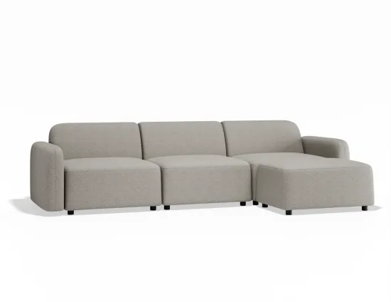Atticus 3seaterottoman Oystergrey
