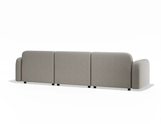 Atticus 3seater Oystergrey