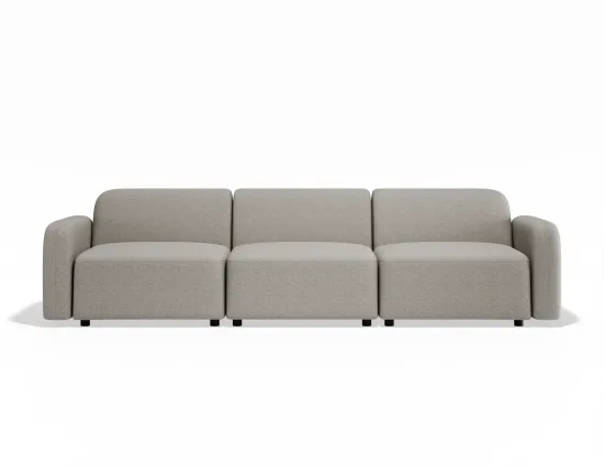 Atticus 3seater Oystergrey