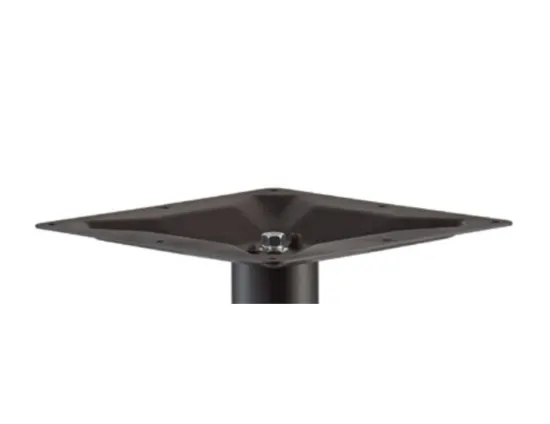 Cafe Table Solid Brax Table Base Flat