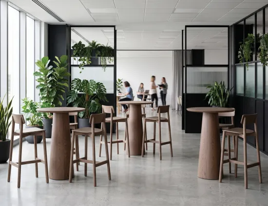 Walnut Andi Stool High Bar Table