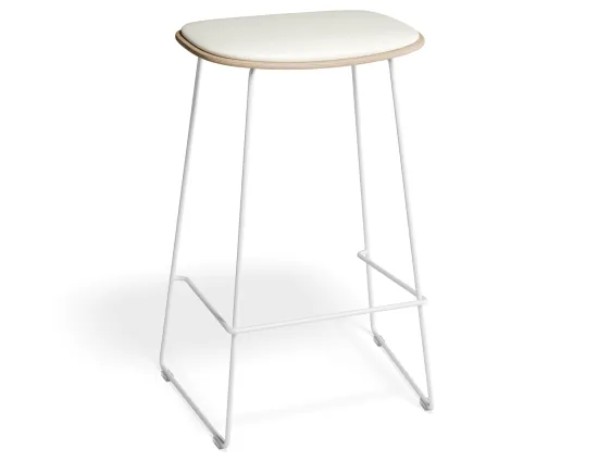Elvav2 Kitchenstool Padded Ash White Whitepu