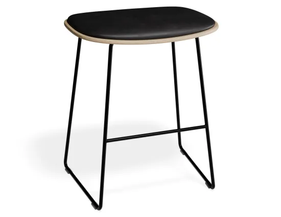 Elva Lowstool Padded Ash Black Blackpu