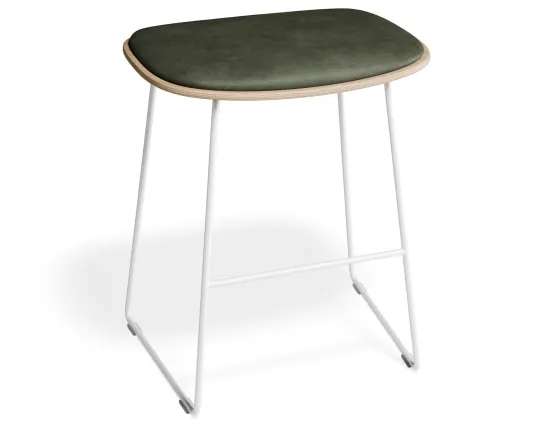 Elva Lowstool Padded Ash White Greenpu