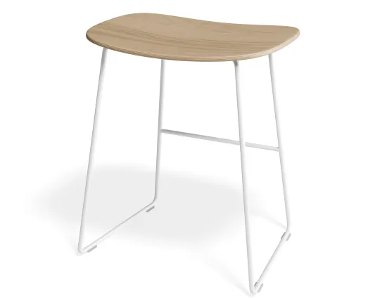 Elva Lowstool Ash White
