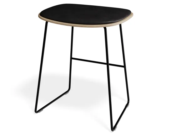 Elva Lowstool Padded Ash Black Blackpu