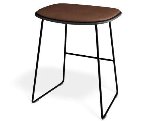 Elva Lowstool Padded Black Black Tanpu
