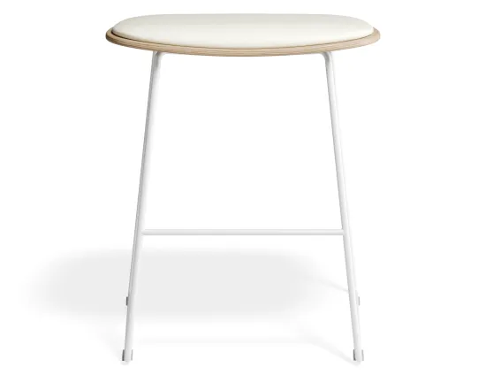 Elva Lowstool Padded Ash White Whitepu