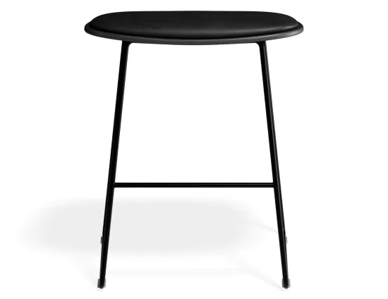 Elva Lowstool Padded Black Black Blackpu